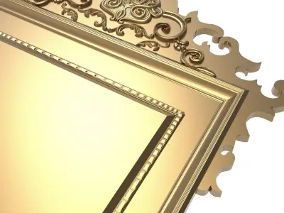 carved frame 3D model 42