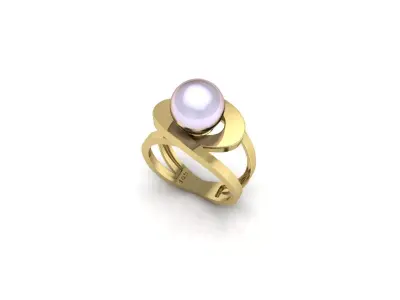Pearl Ring 3D print model purchase