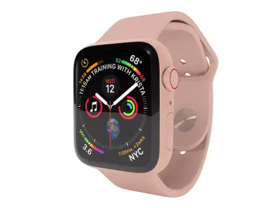 Apple Watch Series 4 Gold Aluminum Case 3D model