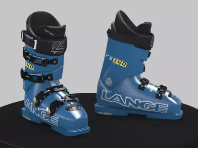 Ski boots Lange 3D model