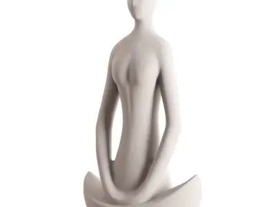 Decor table figure 3D model