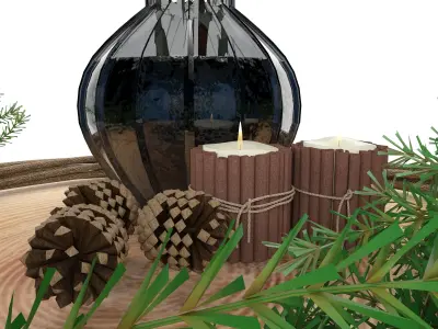Christmas decor 001  3D model