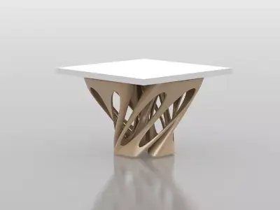 Weaverbird Parametric Furniture Table Design Grasshopper Rhino 3D model