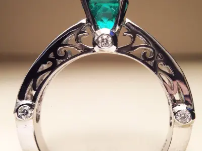 Arabic Ring 3D print model