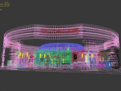 Exhibition - Area - 21X21-3DMAX2009-03 3D model