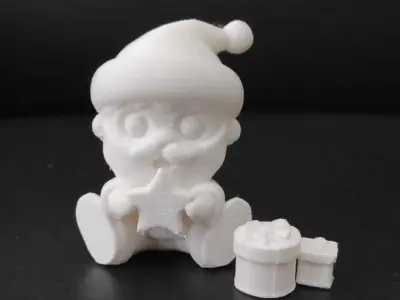 Santa Claus Star 3D print model