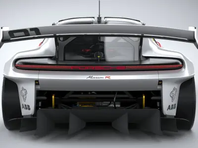 Porsche Mission R 2021 3D model