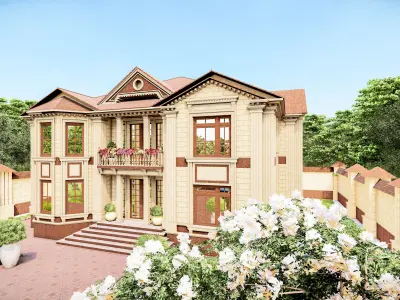 Classic house 3D model buy