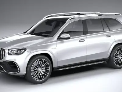 Mercedes-Benz GLS63 AMG 2021 3D model