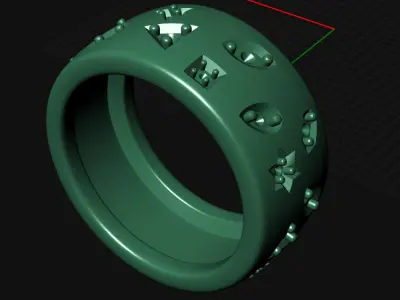 Pomellato ring 3D print model