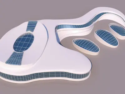 0086 - Organic Building 3D model