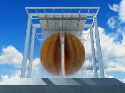 Jesus Soto - Esfera Caracas 3D model