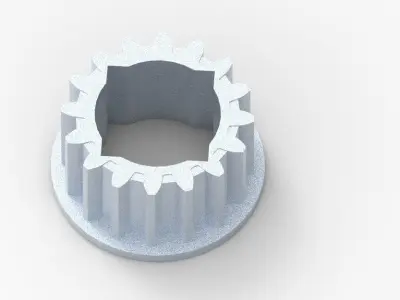 Mugen Mrx4x - pulley 16t 3D print model