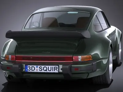 Porsche 911 930 Turbo 1975 VRAY 3D model
