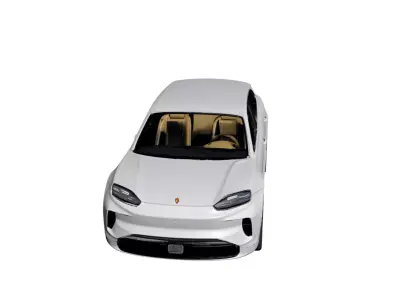 Porsche Cayenne 2026 EV Luxury Electric Performance SUV 3D model