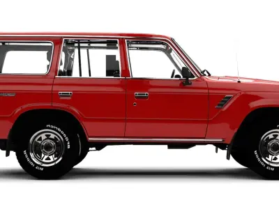 TOYOTA SAMURAI J88  Low-poly 3D model