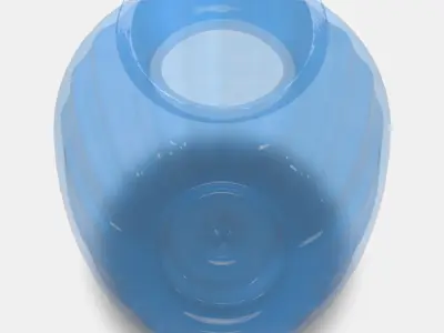 TONS OF vase Low-poly 3D model