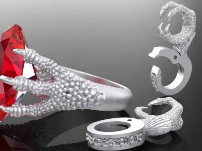 Headset Dragon 3D print model