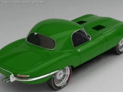 Jaguar Etype 3D model