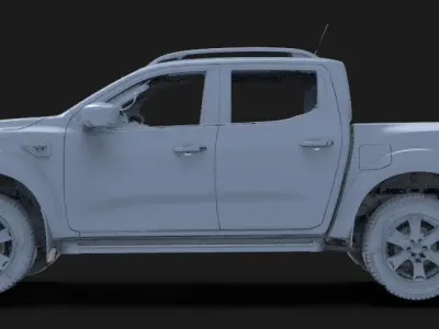 Renault Alaskan 2019 Series Native Exterior 3D Scan 3D model