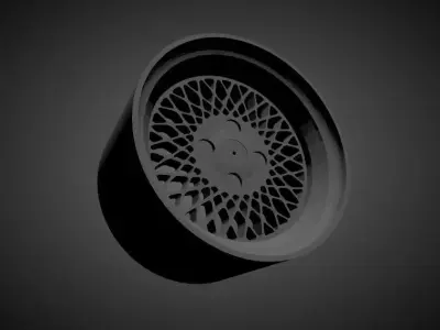 Enkei 92 scalable and Printable rim 3D print model