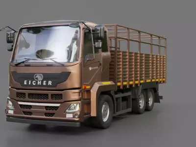 Eicher pro 6035 Rigged 3D model