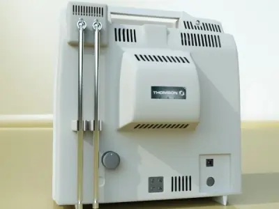 Retro TV High res 3D model