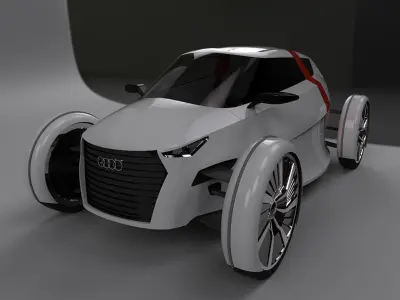 AUDI ELECTRIC CAR  3D model
