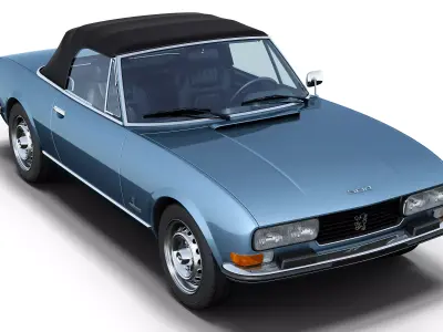 Peugeot 504 Cabriolet 3D model