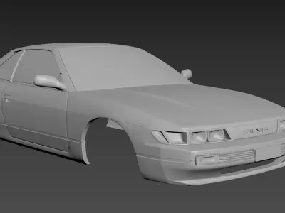 Nissan Silvia S13 3D print model