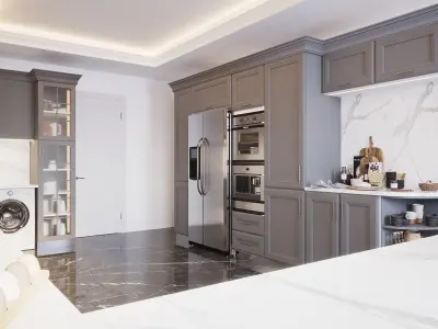 New Classic Kitchen  3D model