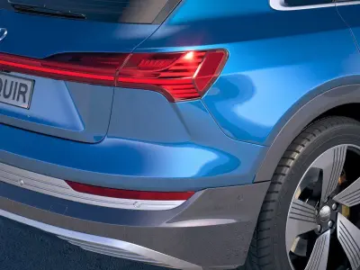 Audi e-tron 2020 regular mirror 3D model