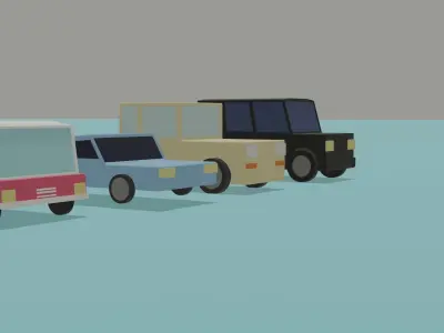 low poly cars Free low-poly 3D model from CGTrader