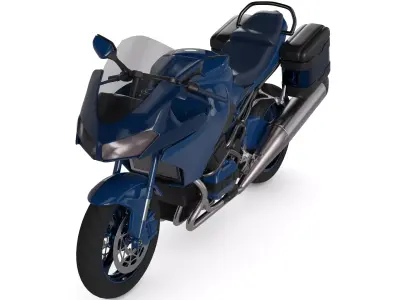 Sport Touring Motorcycle 3D model