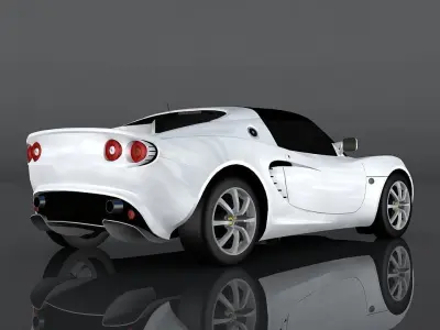 Lotus Elise 111S Low-poly 3D model