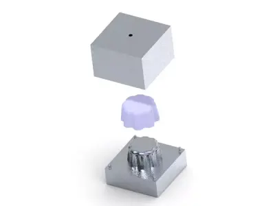 Knob Core Cavity - Molding - Children Learning 3D print model