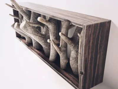 Branch hanger n1  3D model