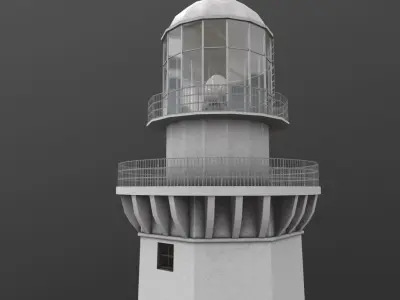 Light House Doobskiy Low-poly 3D model
