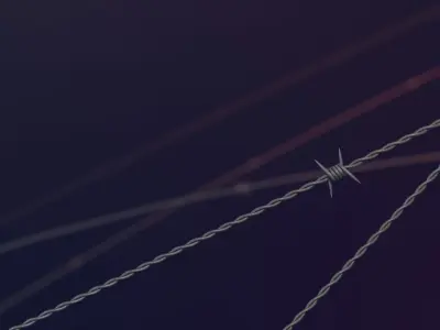 Barbed Wire 3D model Free 3D model