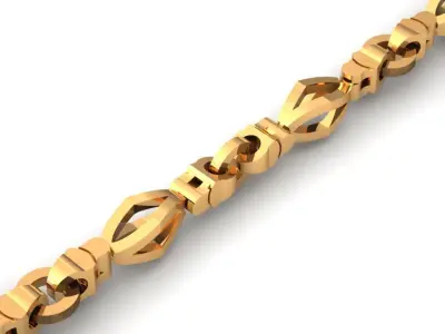 Eslabon para cadenas chain link E2016-6 3D print model 3D print model