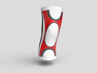 Medical Knee Support  Low-poly 3D model