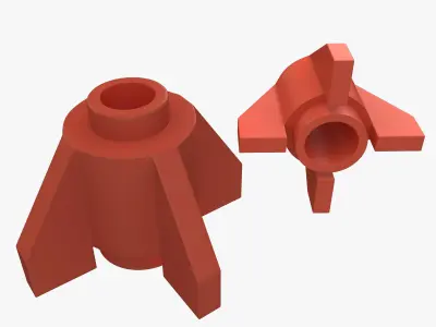 Lego Bricks 1x1 3D model