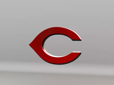 MLB Cincinnati Reds V2 Team Logo 3D model