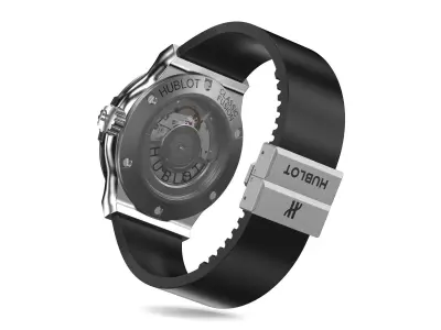 Hublot Classic Fusion Original Titanium 42mm Luxury Watch 3D model