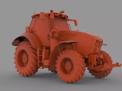 Deutz Fahr 7250 TTV 3D print model