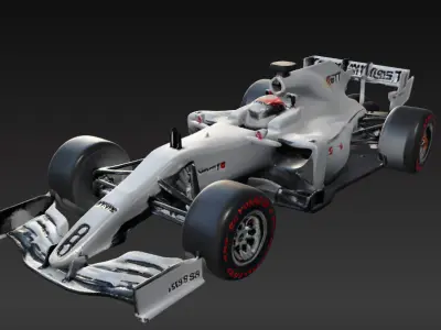 Formula 1 Car 3D Model Bundle 4 Models 3D print model