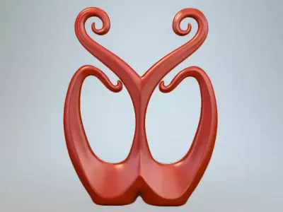Abstract Figure m019 P 3D print model