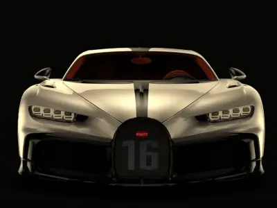 Bugatti Chiron Pur Sport 2020 3D model 3D model