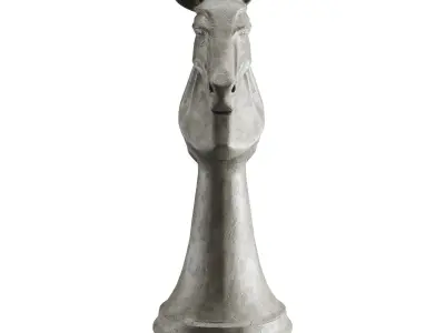 Horse chess Low-poly 3D model