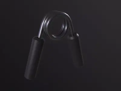 Hand Gripper 3D Model Low-poly 3D model